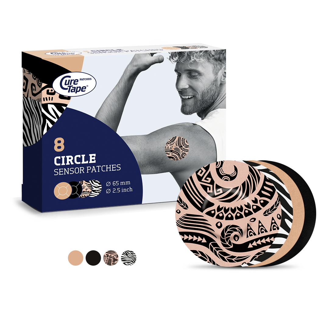 CureTape® Sensor Patches Mix Sports Extra Sticky (8 Stück)